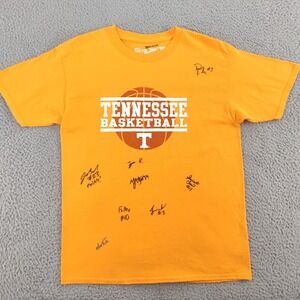 Tennessee Volunteers Basketball T Shirt Youth XL Signed Autographed Pons Fulky